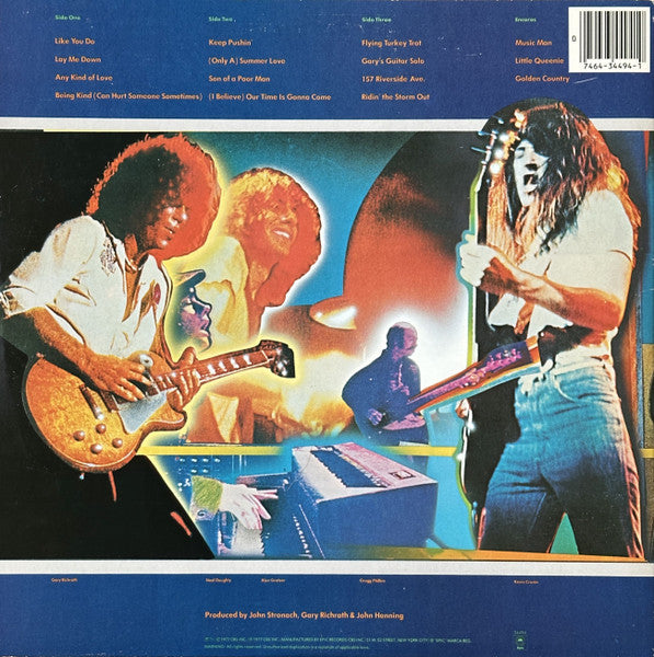 REO Speedwagon : You Get What You Play For (Live) (2xLP, Album, RE, Ter)