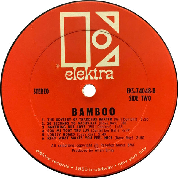 Bamboo (11) : Bamboo (LP, Album, Pit)