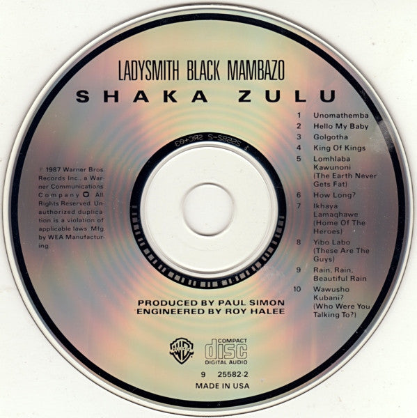 Ladysmith Black Mambazo : Shaka Zulu (CD, Album)