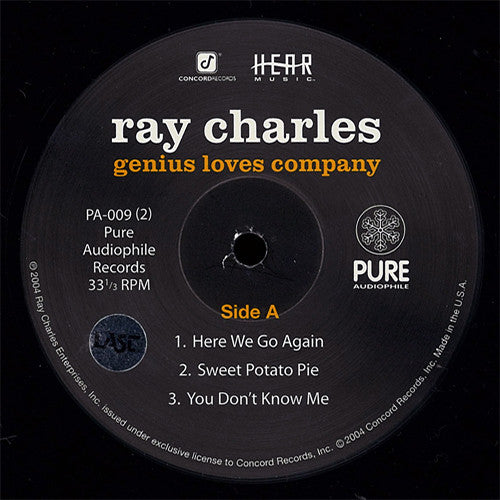 Ray Charles : Genius Loves Company (2xLP, Album, Ltd, Num, 180)