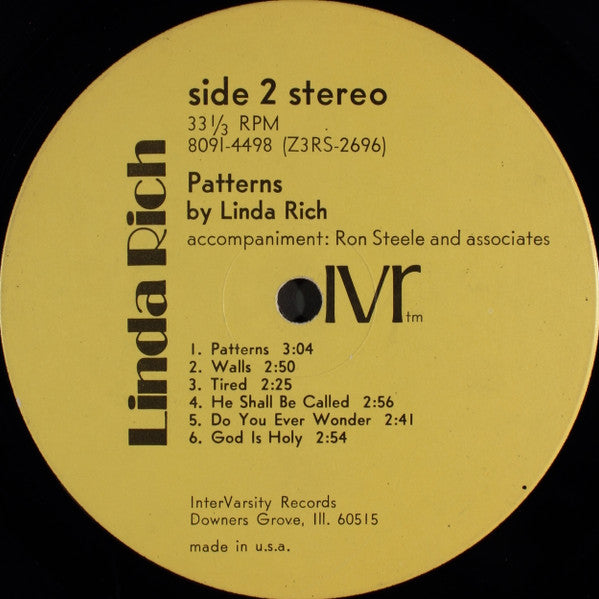 Linda Rich : Patterns (LP, Album)