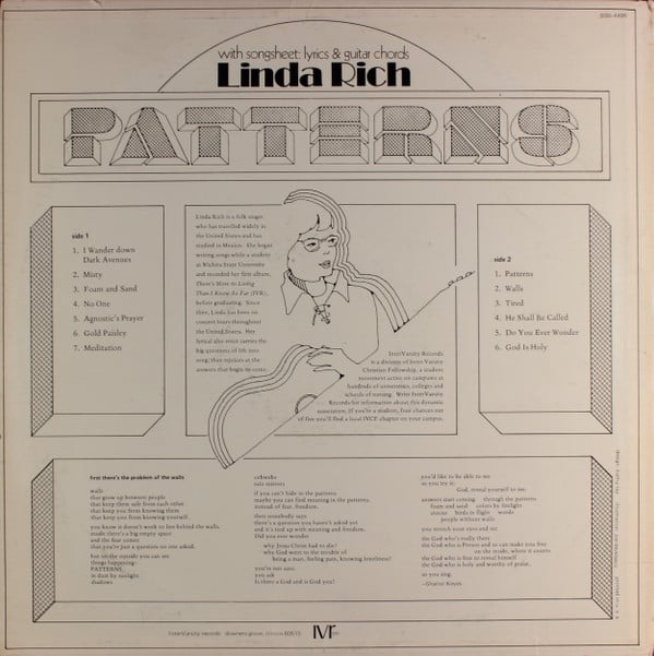 Linda Rich : Patterns (LP, Album)