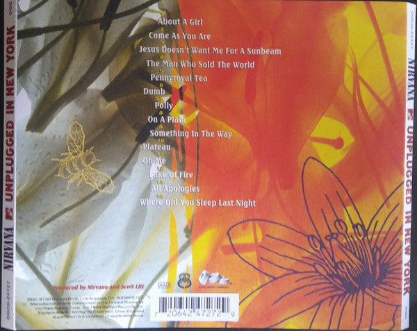 Nirvana : MTV Unplugged In New York (CD, Album, RP, JVC)