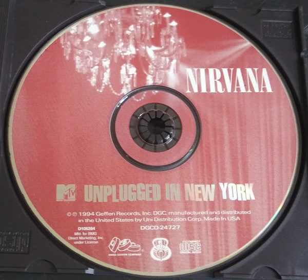 Nirvana : MTV Unplugged In New York (CD, Album, RP, JVC)