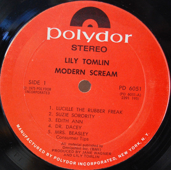 Lily Tomlin : Modern Scream (LP, Album, Mon)