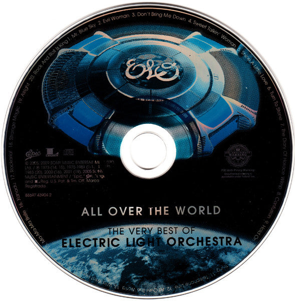 Electric Light Orchestra : All Over The World - The Very Best Of Electric Light Orchestra (CD, Comp, Dis)