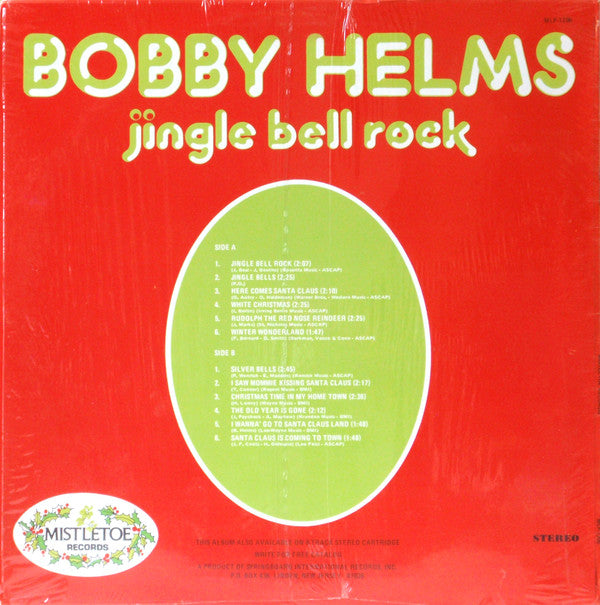 Bobby Helms : Jingle Bell Rock (LP, Album)