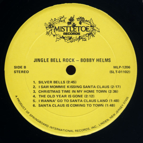 Bobby Helms : Jingle Bell Rock (LP, Album)