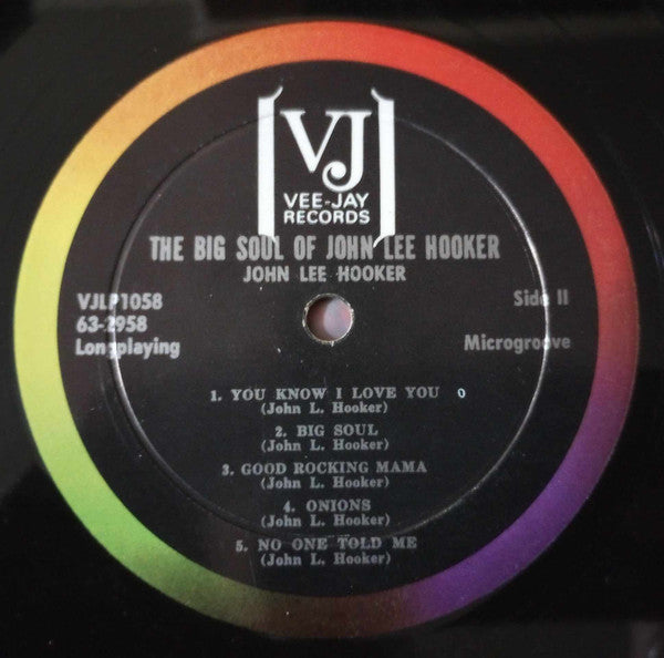 John Lee Hooker : The Big Soul Of John Lee Hooker (LP, Album, ARP)