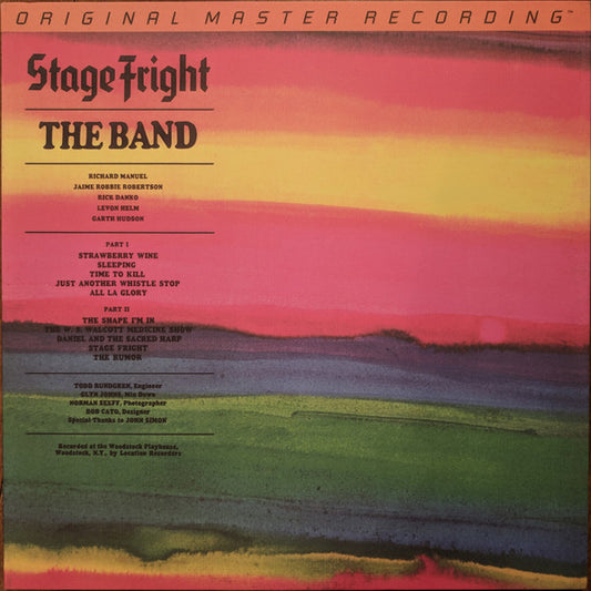 The Band : Stage Fright (LP, Album, Ltd, Num, RE, RM, S/Edition, 180)