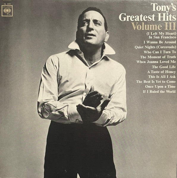 Tony Bennett : Tony's Greatest Hits, Volume III (LP, Comp, Mono, Pit)