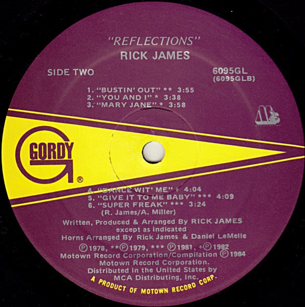 Rick James : Reflections (LP, Comp)