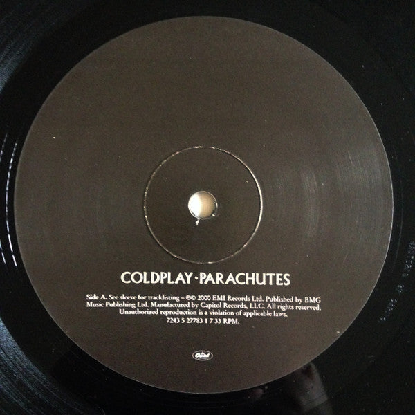 Coldplay : Parachutes (LP, Album, Ltd, RE, 180)