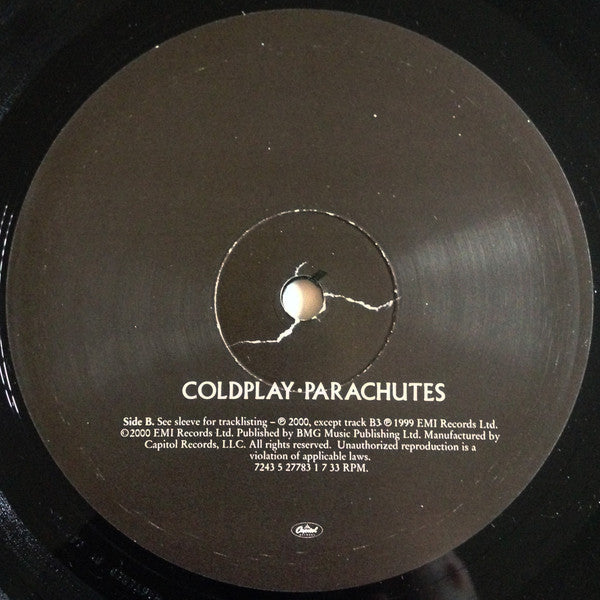 Coldplay : Parachutes (LP, Album, Ltd, RE, 180)
