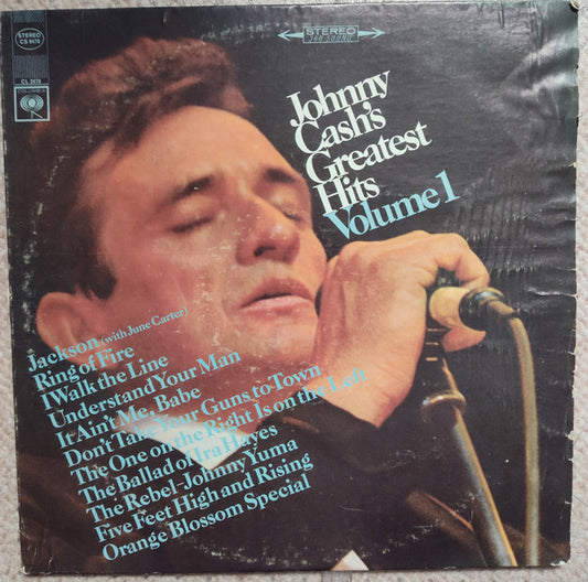 Johnny Cash : Johnny Cash's Greatest Hits (Volume 1) (LP, Comp, Ter)