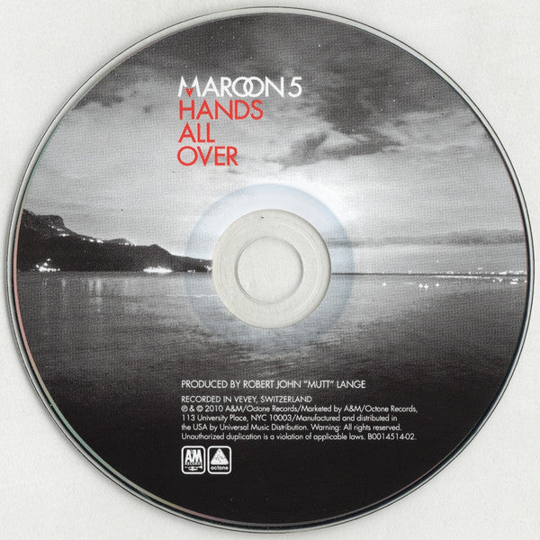 Maroon 5 : Hands All Over (CD, Album, RE)