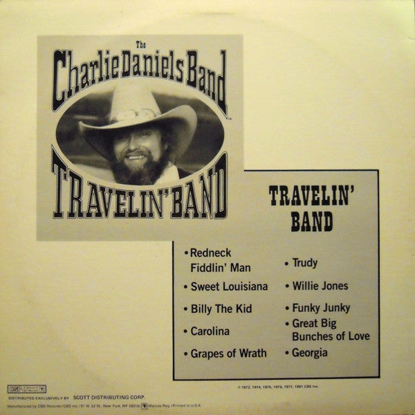 The Charlie Daniels Band : Travelin' Band (LP, Comp)
