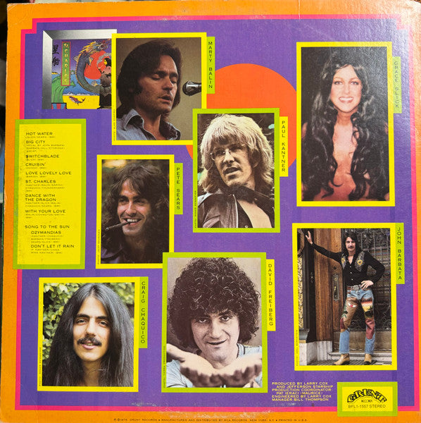Jefferson Starship : Spitfire (LP, Album, Ind)