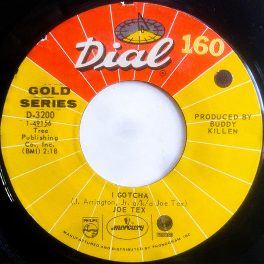 Joe Tex : I Gotcha / Bad Feet (7", RE)