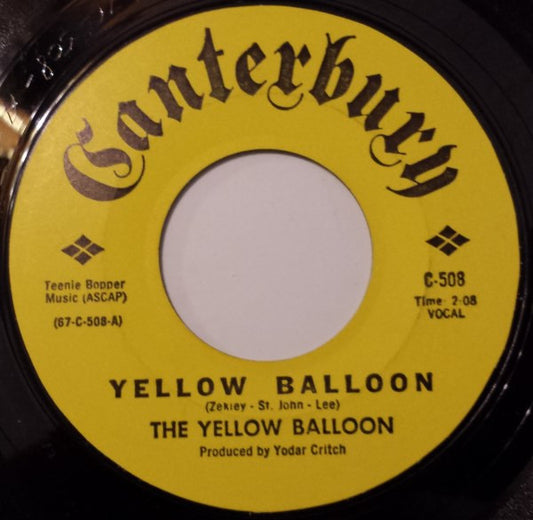 The Yellow Balloon* : Yellow Balloon (7", Single, Mon)