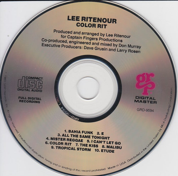 Lee Ritenour : Color Rit (CD, Album)