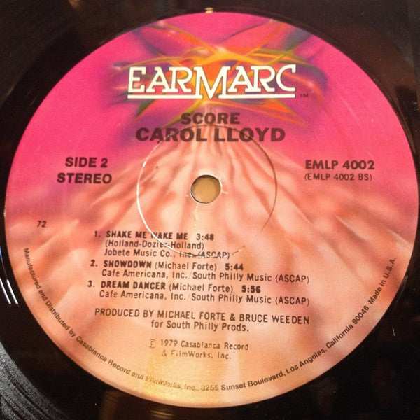 Carol Lloyd : Score (LP, Album, 72)