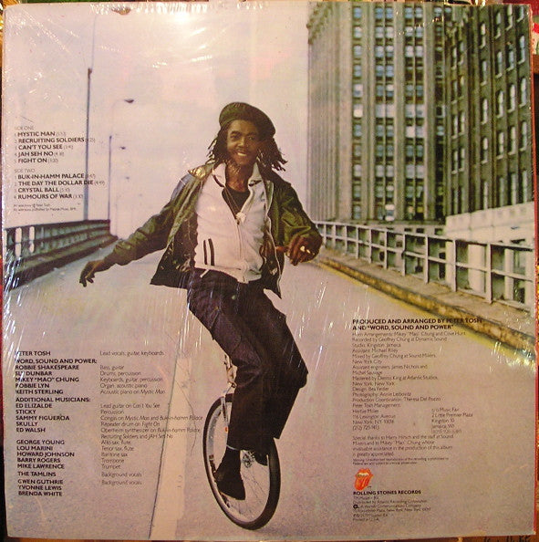 Peter Tosh : Mystic Man (LP, Album, RP)