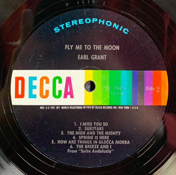 Earl Grant : Fly Me To The Moon (LP, Album)