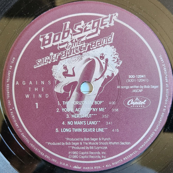 Bob Seger & The Silver Bullet Band* : Against The Wind (LP, Album, Jac)