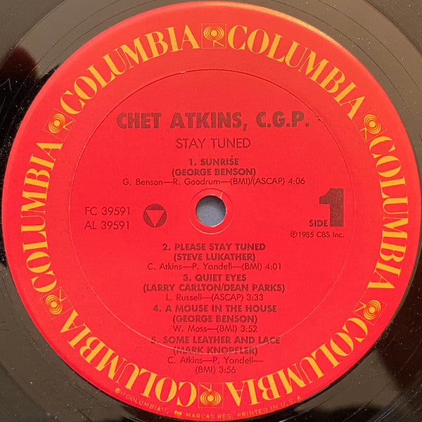 Chet Atkins, C.G.P.* : Stay Tuned (LP, Album, Car)