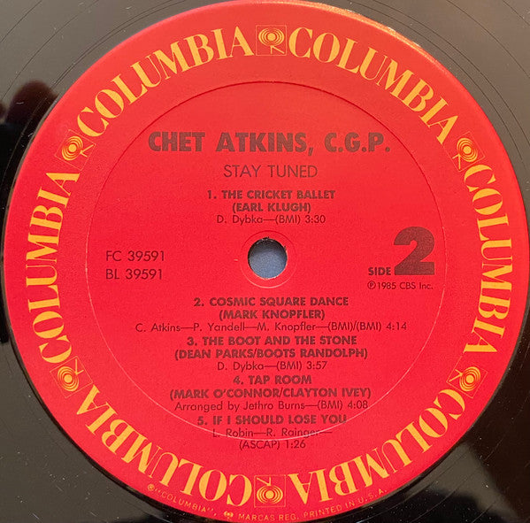 Chet Atkins, C.G.P.* : Stay Tuned (LP, Album, Car)