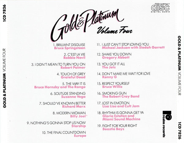 Various : Gold & Platinum Volume Four (CD, Comp, Club)