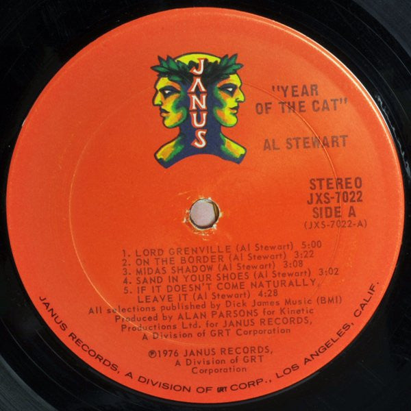 Al Stewart : Year Of The Cat (LP, Album, Ter)