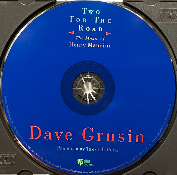 Dave Grusin : Two For The Road (The Music Of Henry Mancini) (CD, Album, Sli)