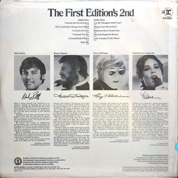 The First Edition* : The First Edition's 2nd (LP, Album, Pit)