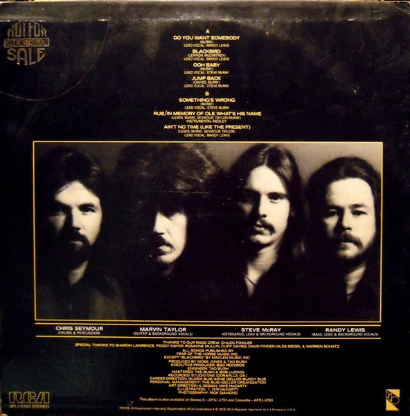 Mose Jones : Blackbird (LP, Album)