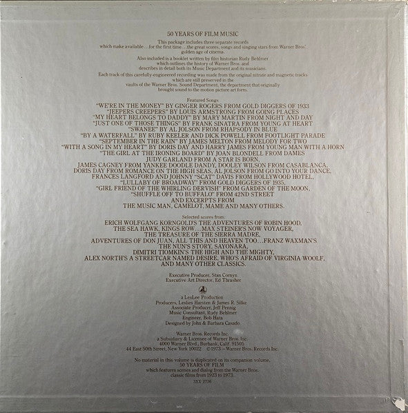 Various : 50 Years Of Film Music (3xLP, Comp + Box)