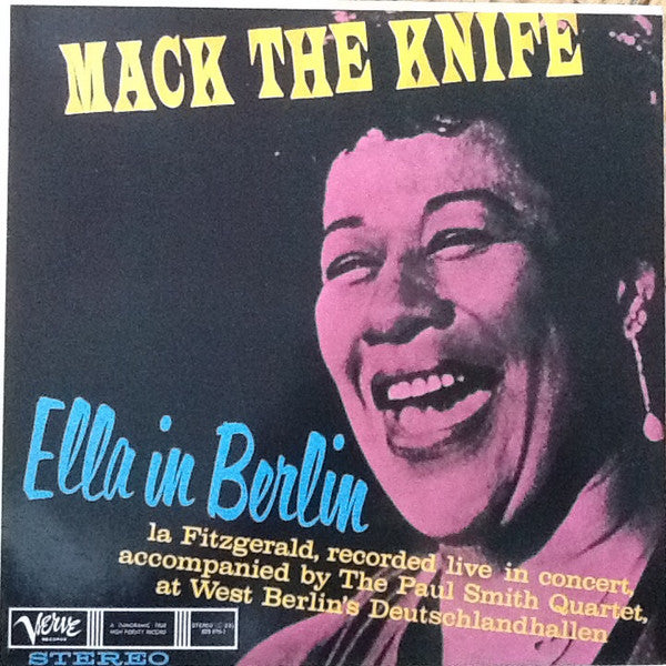 Ella Fitzgerald : Mack The Knife - Ella In Berlin (LP, Album, RE)