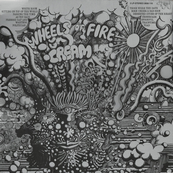 Cream (2) : Wheels Of Fire (2xLP, Album, RE)