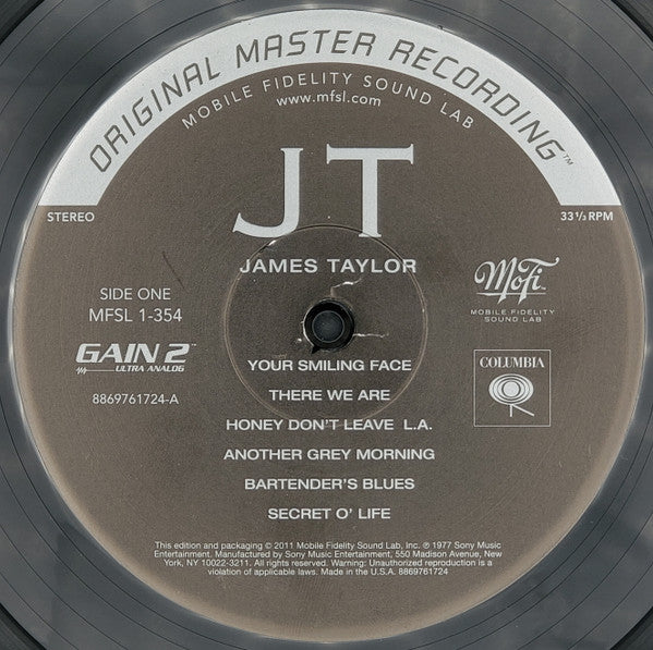 James Taylor (2) : JT (LP, Album, Ltd, Num, RE, RM, 180)