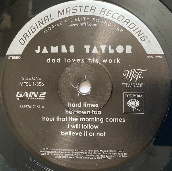 James Taylor (2) : Dad Loves His Work (LP, Album, Ltd, Num, RE, RM, S/Edition, Gat)