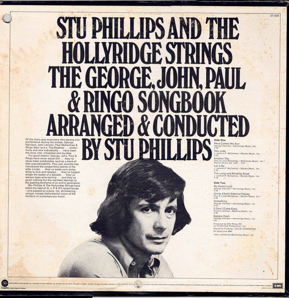 Stu Phillips, The Hollyridge Strings : The George, John, Paul & Ringo Songbook (LP, Album, Jac)