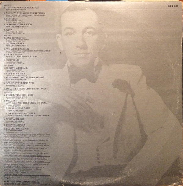 Bobby Short : Bobby Short Is Mad About Noël Coward (2xLP, Album, Pre)