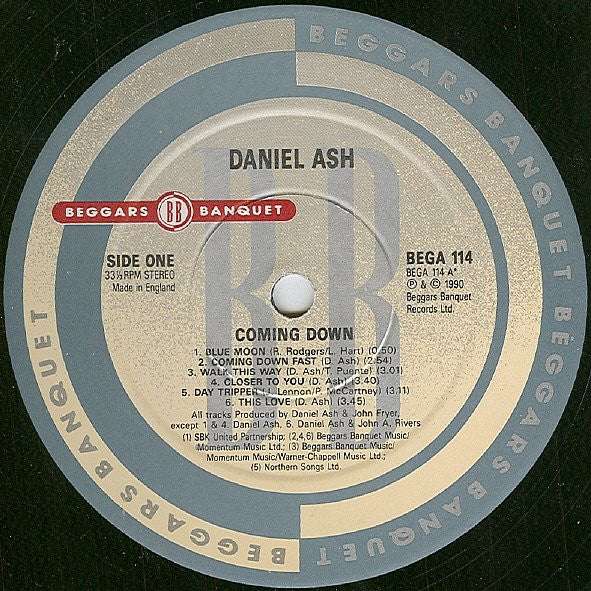 Daniel Ash : Coming Down (LP, Album)