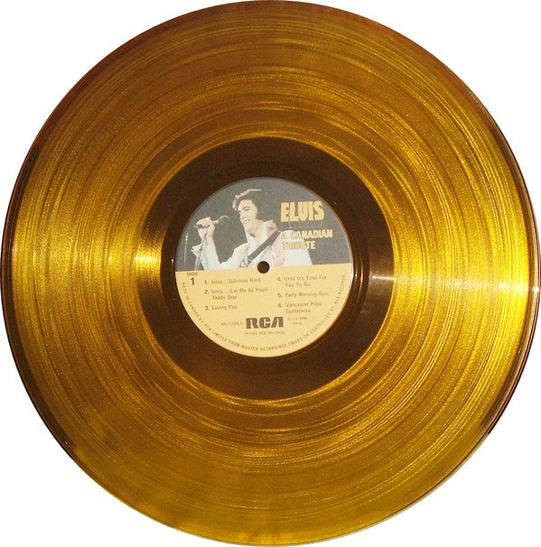 Elvis Presley : A Canadian Tribute (LP, Comp, Yel)