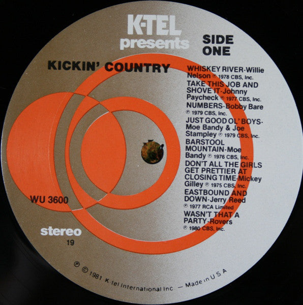 Various : Kickin' Country (LP, Comp, 19 )