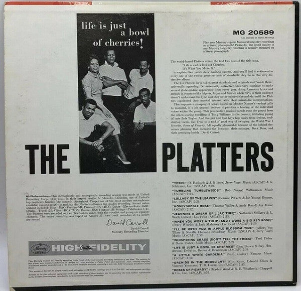 The Platters : Life Is Just A Bowl Of Cherries! (LP, Album, Mono)