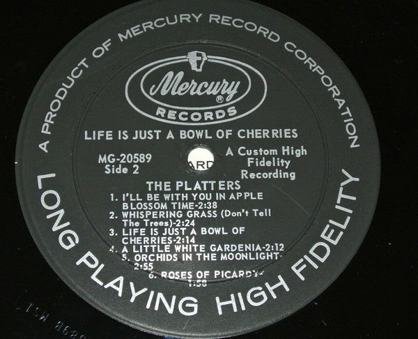 The Platters : Life Is Just A Bowl Of Cherries! (LP, Album, Mono)