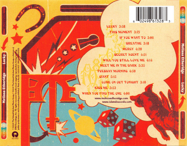 Melissa Etheridge : Lucky (CD, Album)