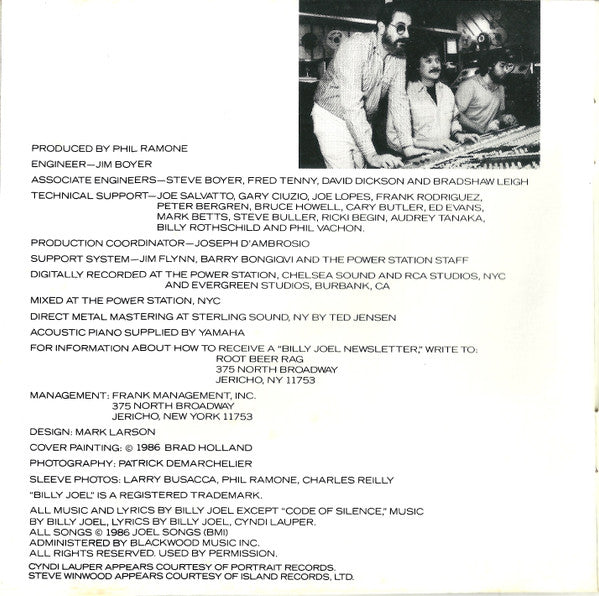 Billy Joel : The Bridge (CD, Album, JVC)